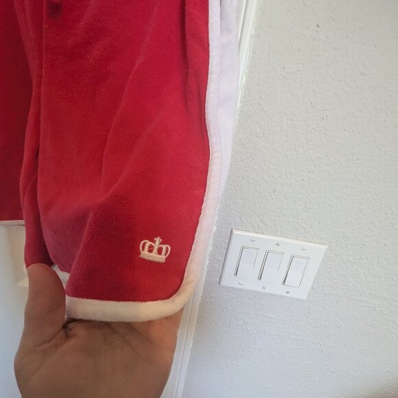 Juicy Couture Shorts & Top SET | Pink White | Vintage | L | ICONIC | EUC - Picture 8 of 15